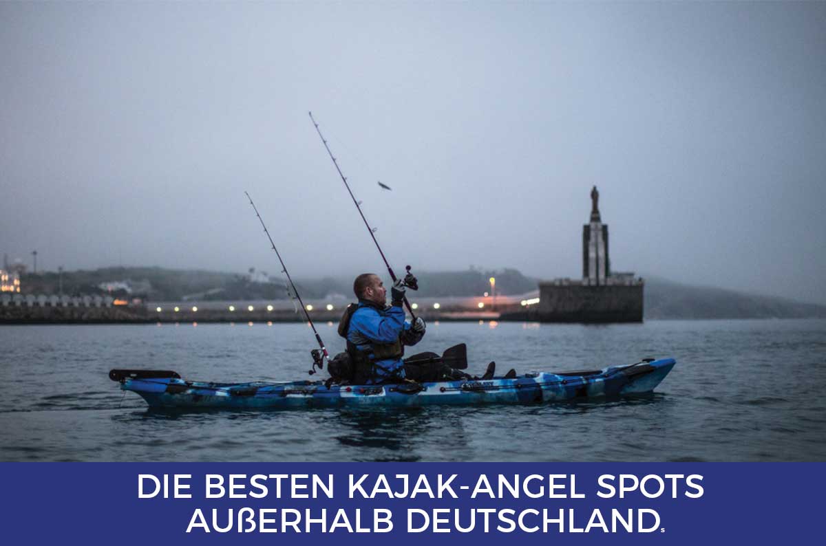 Die besten Spots Kajak-Angel außerhalb Deutschlands